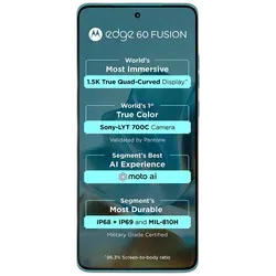 Motorola Moto Edge 60 Fusion - Refurbished_Pantone Amazonite_Front_62602