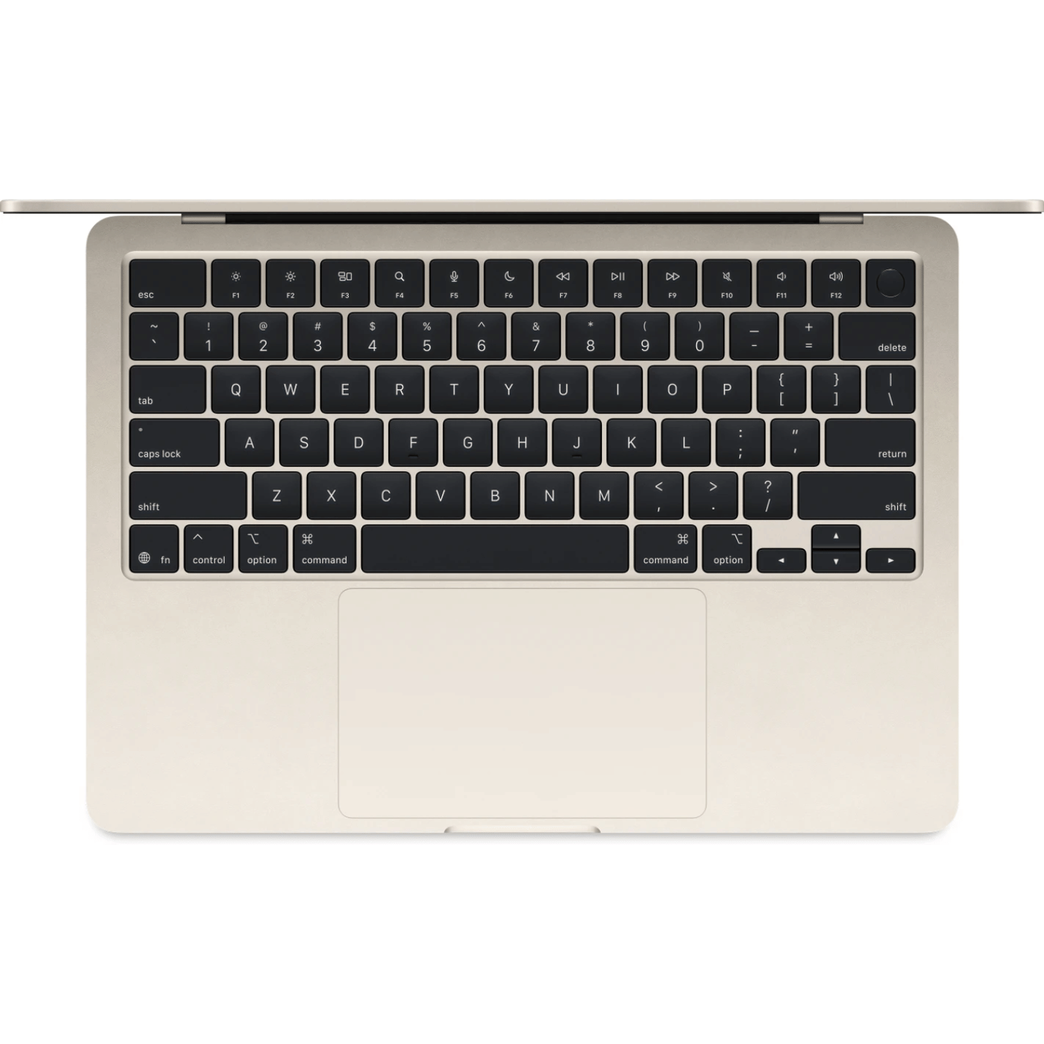 Apple Macbook Air 2025 A3240 (Apple M4 13.3 Inch)- Refurbished_Starlight_Top_90344
