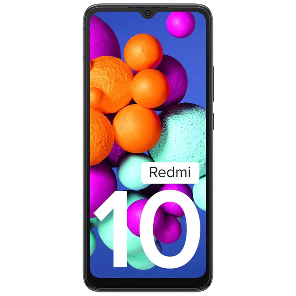 Xiaomi Redmi 10 - Refurbished_Midnight Black_Front_56402