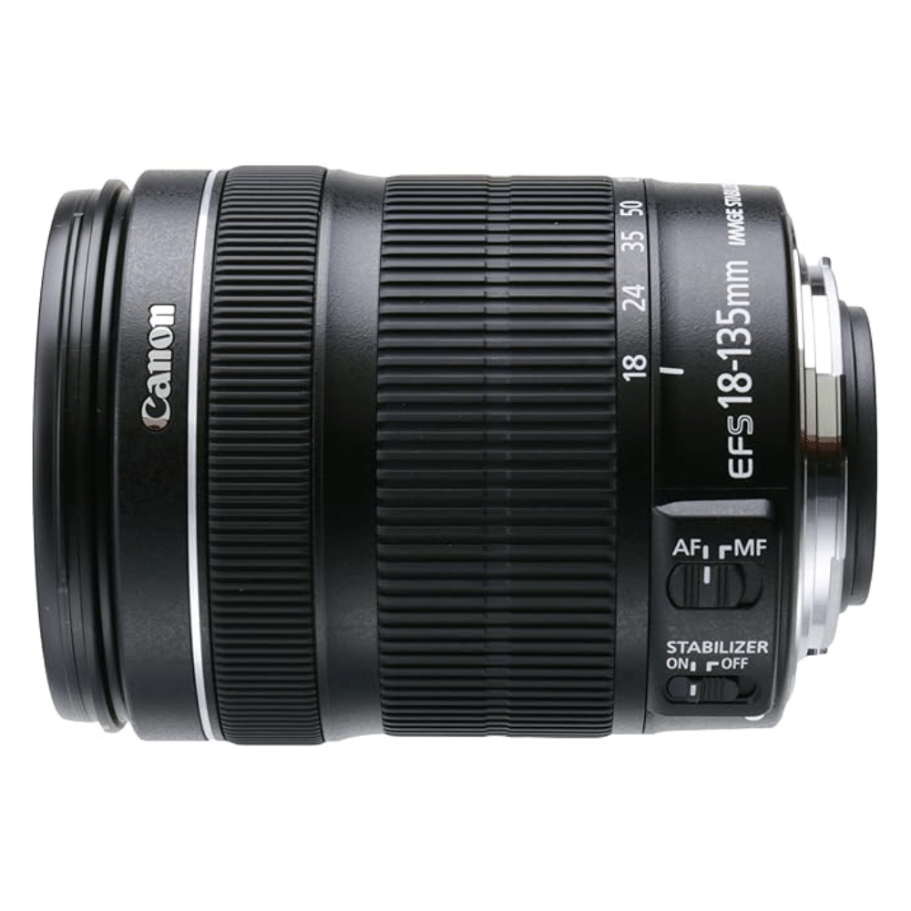 Canon 18-135 mm STM Zoom Lens - Refurbished Good - Black - Refurbished