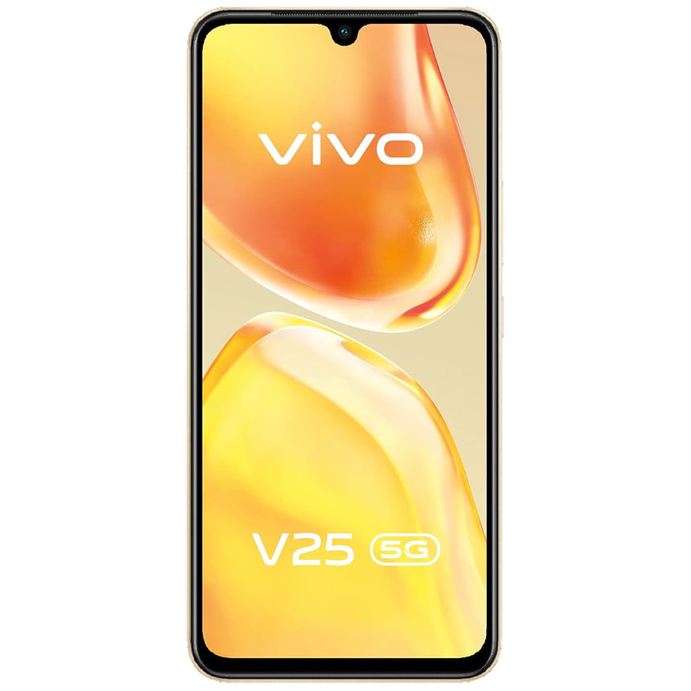 Vivo V25 5G - Refurbished_Sunrise Gold_Front_46587