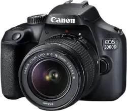 Canon EOS 3000D 18MP DSLR - Refurbished_Black_Bottom_58266