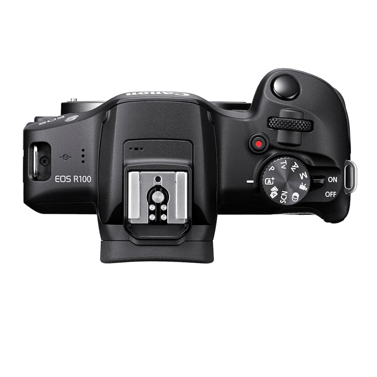 Canon EOS R100 24.1MP Mirrorless Camera - Refurbished_Black_Top_114529