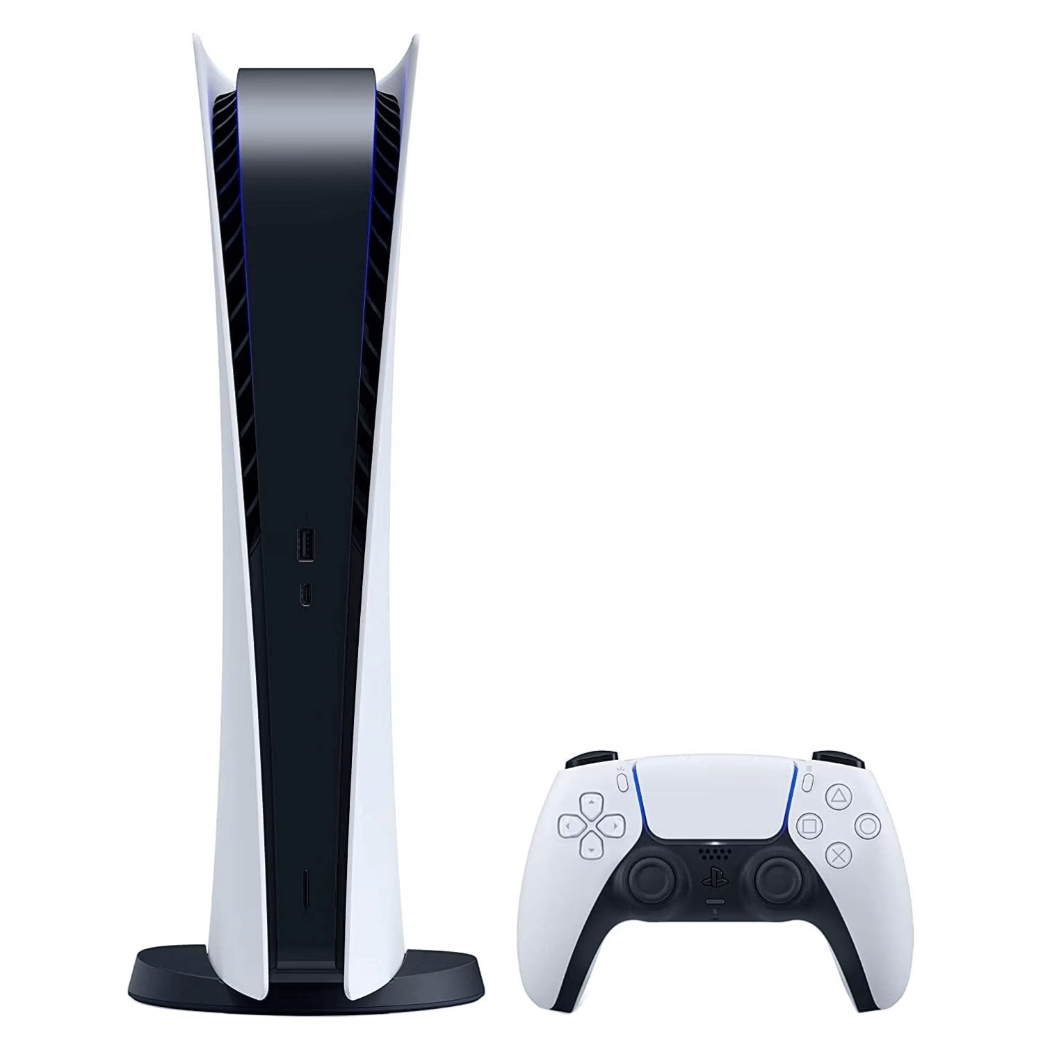 Sony Play Station 5 Gaming Console (PS5)- Refurbished_White_Top_123816