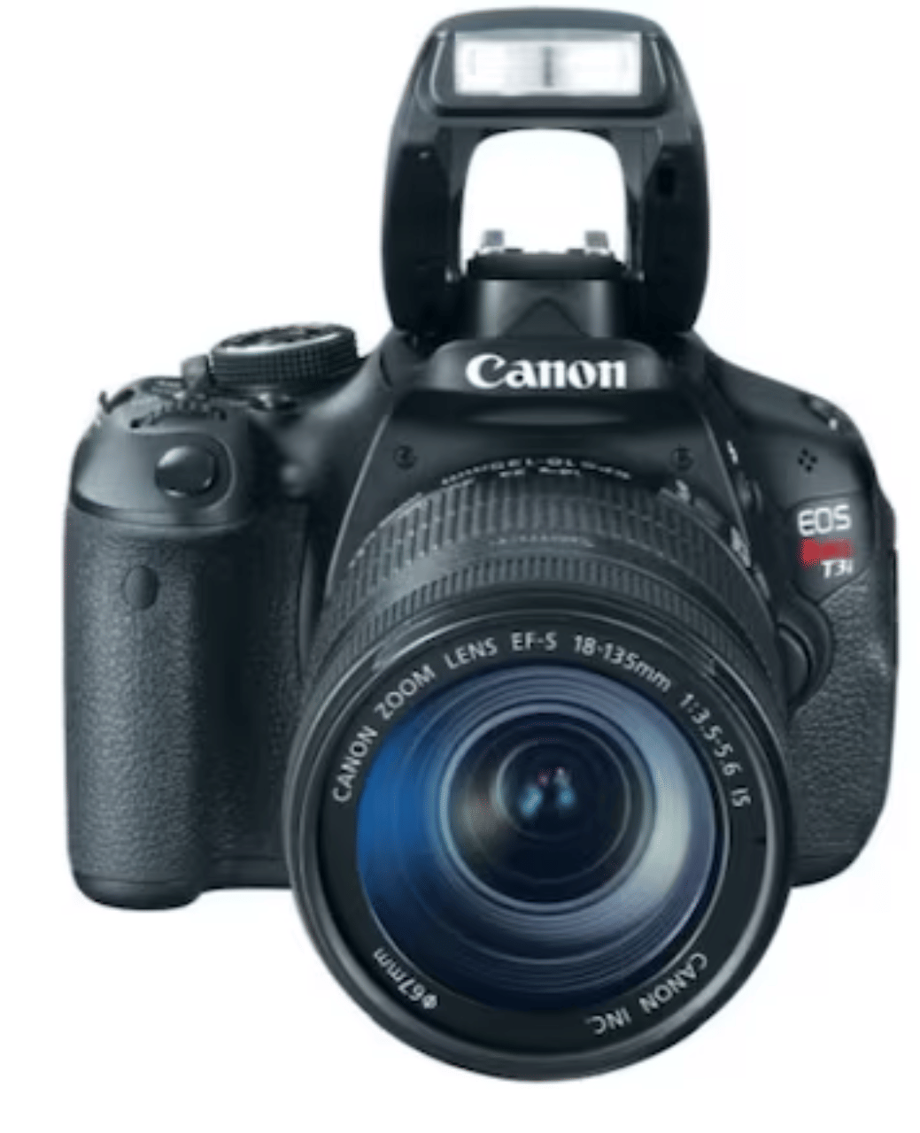 Canon EOS Rebel T3i 18MP DSLR Camera - Refurbished_Black_Left Side_116836