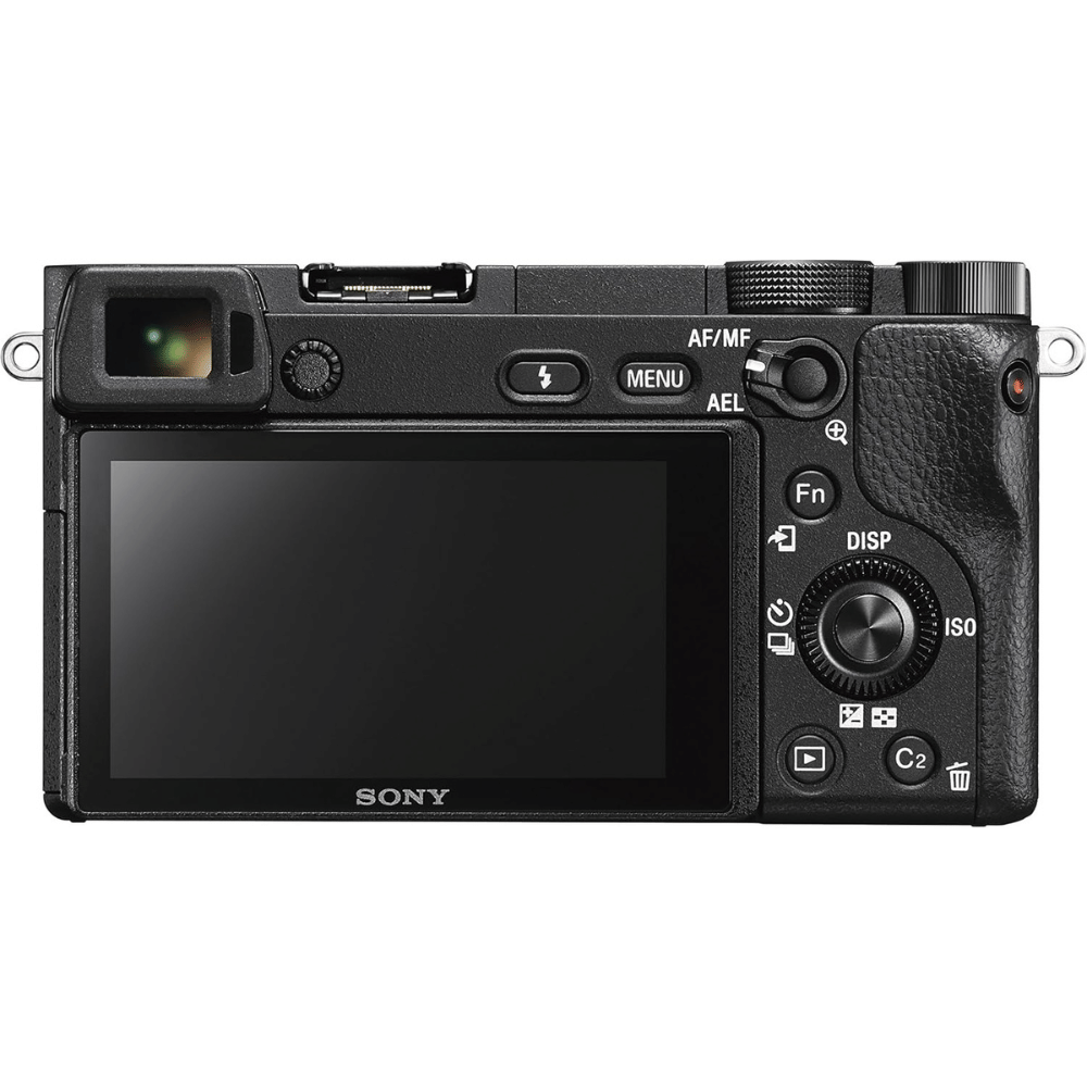 Sony Alpha A6300 24.2 MP Mirrorless Camera - Refurbished_Black_Back_73239