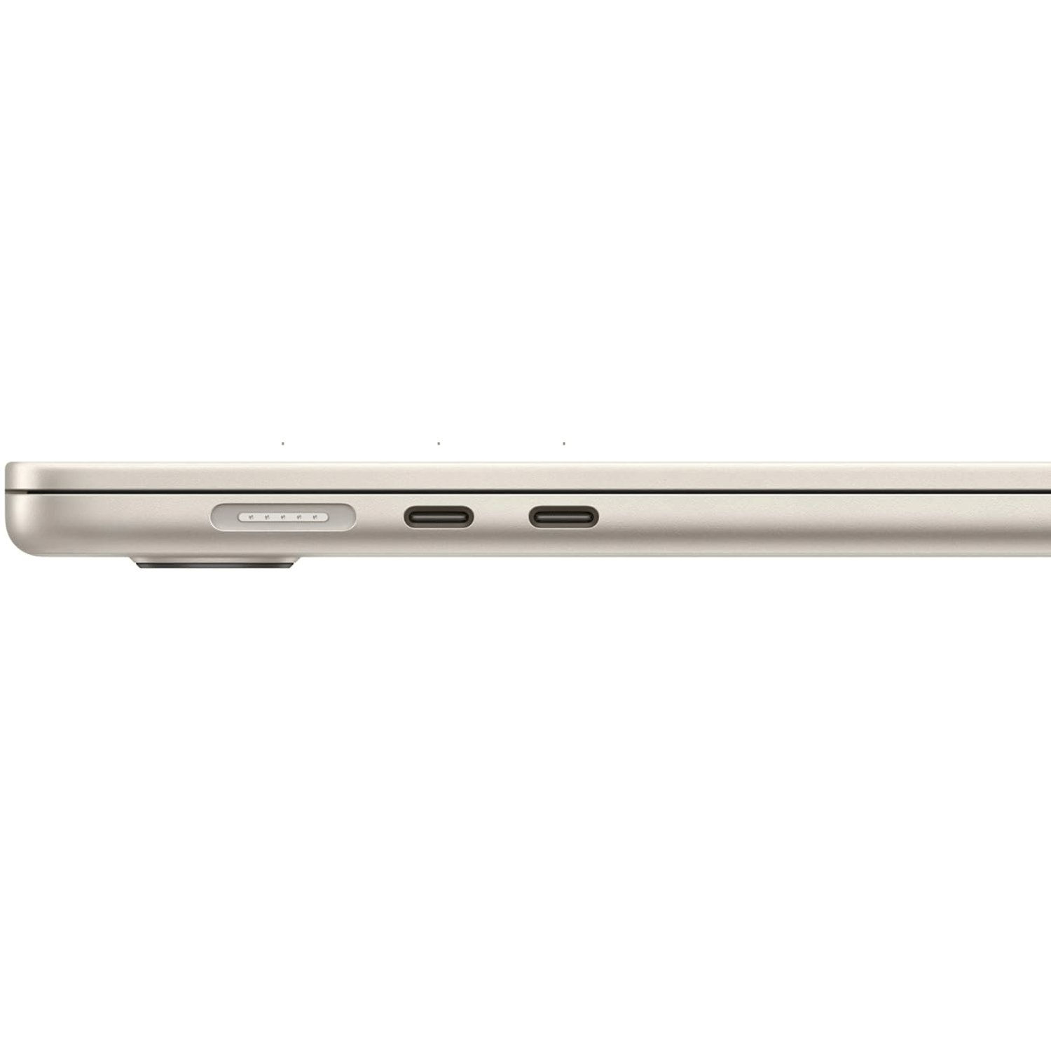 Apple Macbook Air 2025 A3241 (Apple M4 15 Inch)- Refurbished_Starlight_Left Side_114810