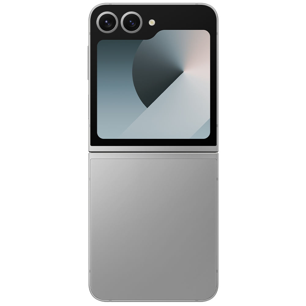 Samsung Galaxy Z Flip6 5G - Refurbished_Silver Shadow_Back_51866