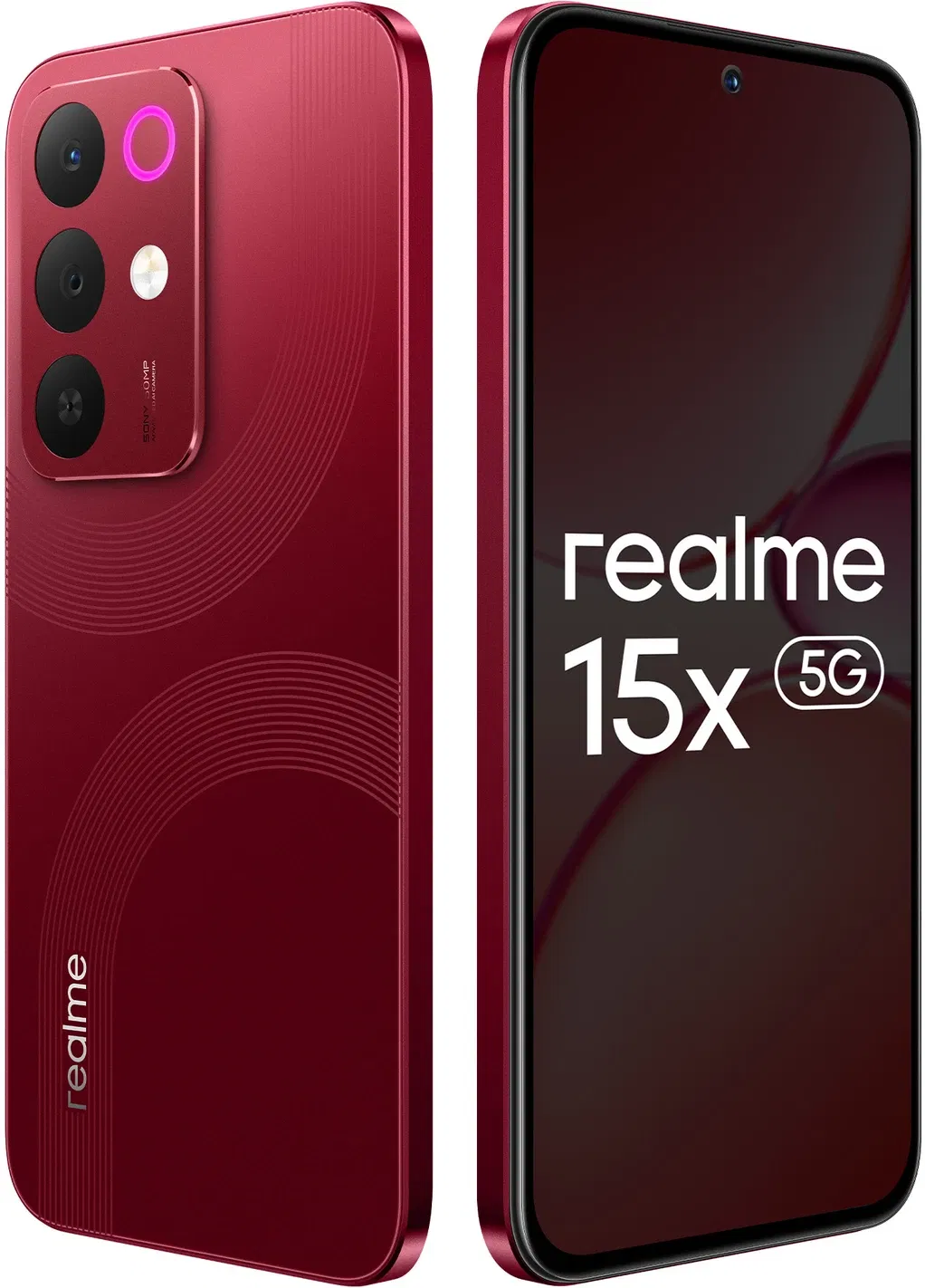 Realme 15X 5G - Refurbished_Maroon Red_Right Side_89297