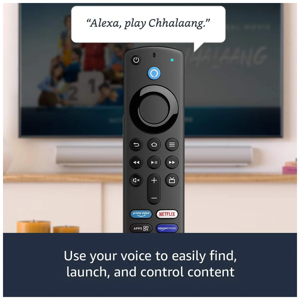 Amazon Fire TV Stick 3rd Gen with Alexa Voice Remote _Black_Left Side_133417