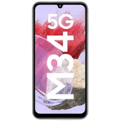 Samsung Galaxy M34 5G - Refurbished_Silver_Front_56084