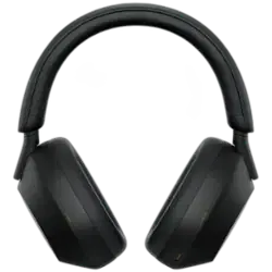 Sony WH 1000XM5 Best Active Noise Cancelling Wireless Bluetooth Over Ear Headphones - Refurbished_Black_Front_124513