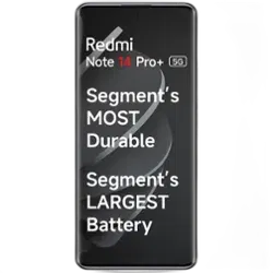 Xiaomi Redmi Note 14 Pro 5G - Refurbished_Titan Black_Front_57800