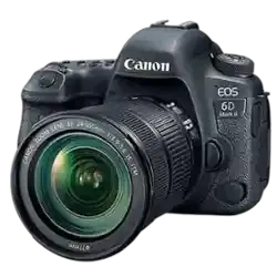 Canon EOS 6D Mark II 26.2MP DSLR Camera - Refurbished_Black_Front_123995