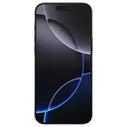 Apple iPhone 16 Pro Max - Refurbished_Black Titanium_Front_46371