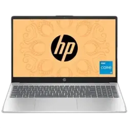 HP/Compaq HP 15 Series 15-fd0187TU (Intel Core i5 13th Gen 15.6 Inch)- Refurbished_Silver_Front_124460
