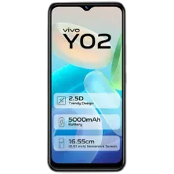Vivo Y02 - Refurbished_Cosmic Gray_Front_52473