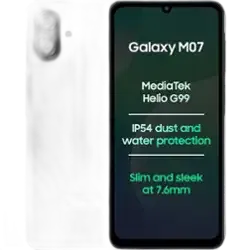 Samsung Galaxy M07 - Refurbished_Black_Front_125856