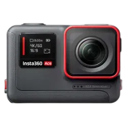 Insta360 Ace 48MP Sports Action Camera - Refurbished_Black_Front_123921