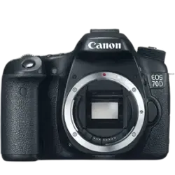 Canon 70D 20.2 MP DSLR - Refurbished_Black_Front_123852
