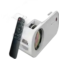 Zebronics LP1000 3300 lm LED Projector  - Unboxed_White_Front_124882