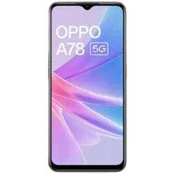 OPPO A78 5G - Refurbished_Glowing Black_Front_46757