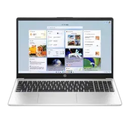 HP/Compaq HP 15 Series 15-fc0028AU (AMD Ryzen5 7000U Series 15.6 Inch)- Refurbished_Silver_Front_59687