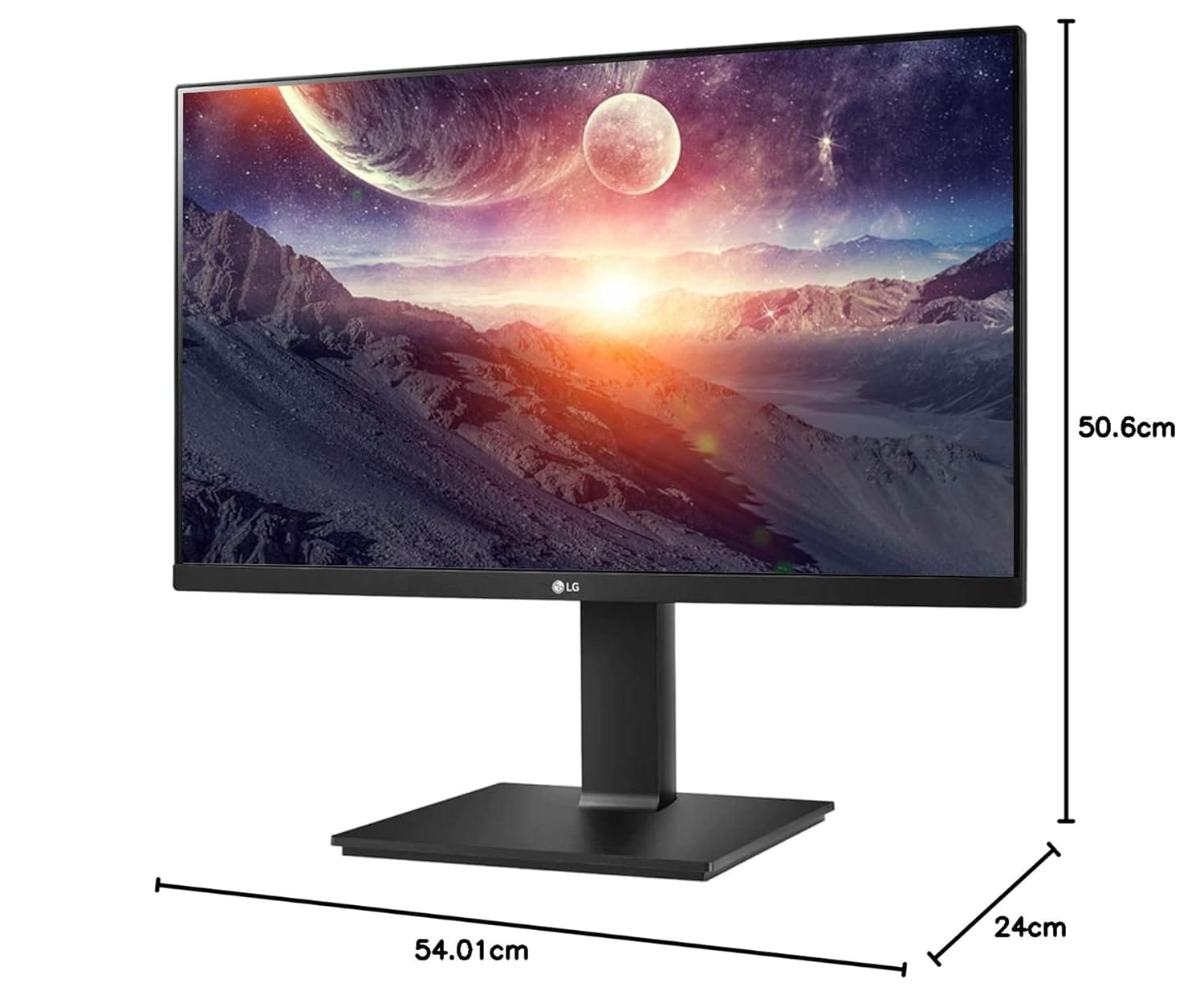 LG 24QP750 24 Inch IPS 75 Hz QHD Monitor  - Unboxed_Black_Left Side_89769