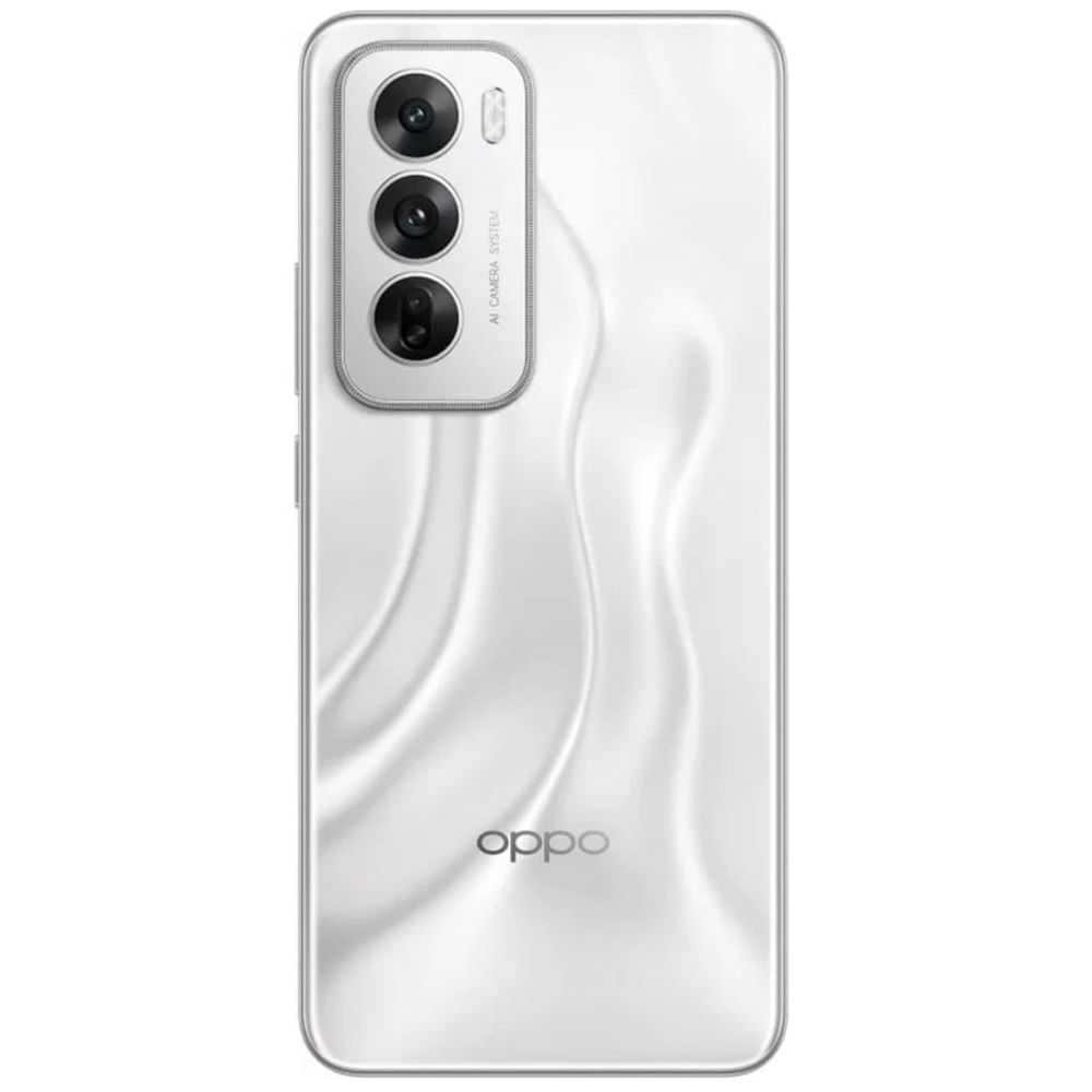 OPPO Reno12 5G - Refurbished_Astro Silver_Back_46675