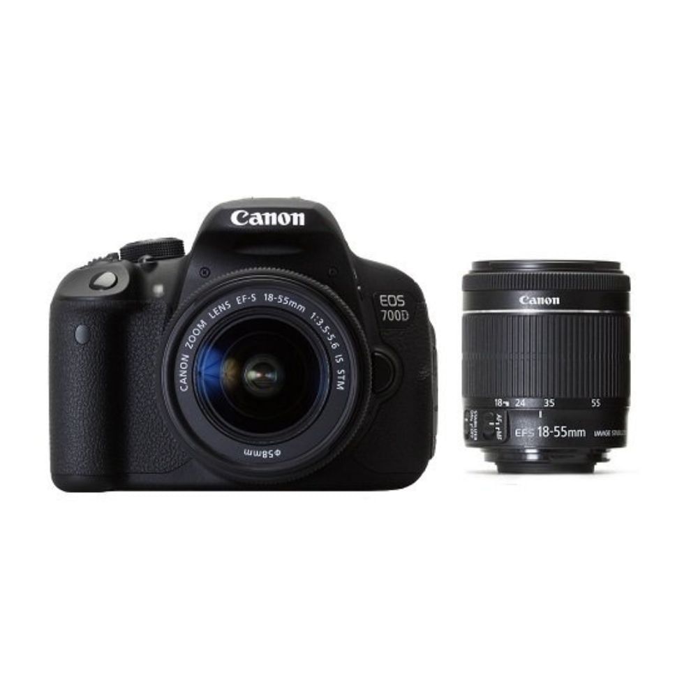 Canon EOS 700D 18MP DSLR - Refurbished_Black_Top_58279
