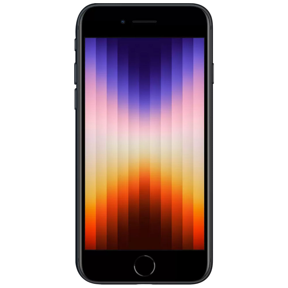 Apple iPhone SE 2022 - Refurbished_Black_Front_58852