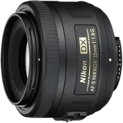 NIKON AF-S DX NIKKOR 35 mm f/1.8G Standard Prime Lens - Refurbished Superb - Black - Refurbished_Black_Top_114235