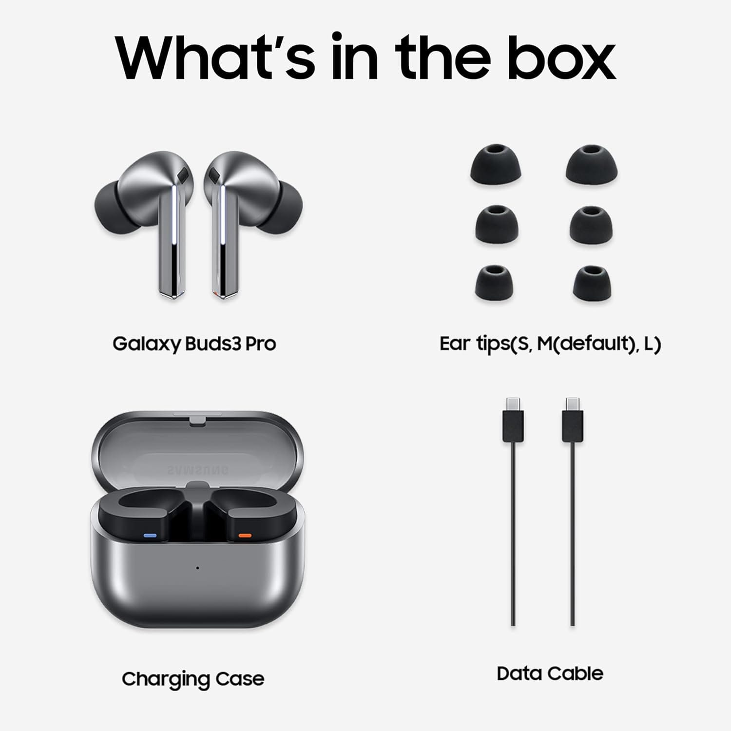 Samsung Galaxy Buds3 Pro - Unboxed_Silver_Bottom_86823