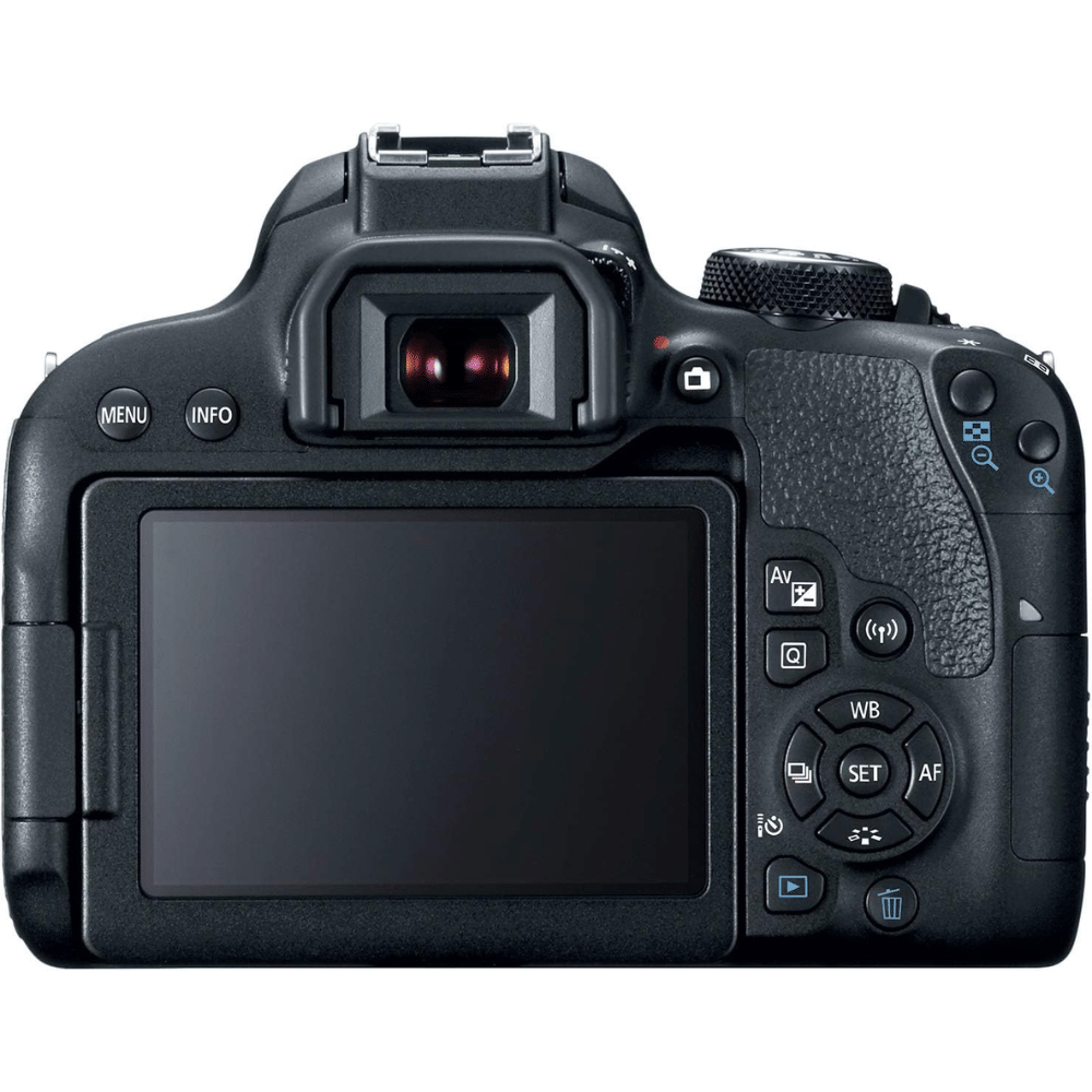 Canon EOS Rebel T7i DSLR Camera - Refurbished_Black_Back_126498