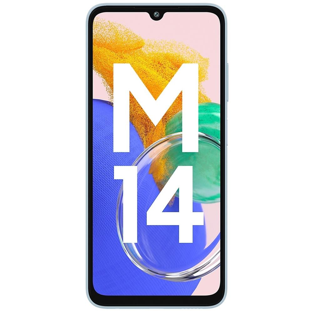 Samsung Galaxy M14 4G - Refurbished_Arctic Blue_Front_52425
