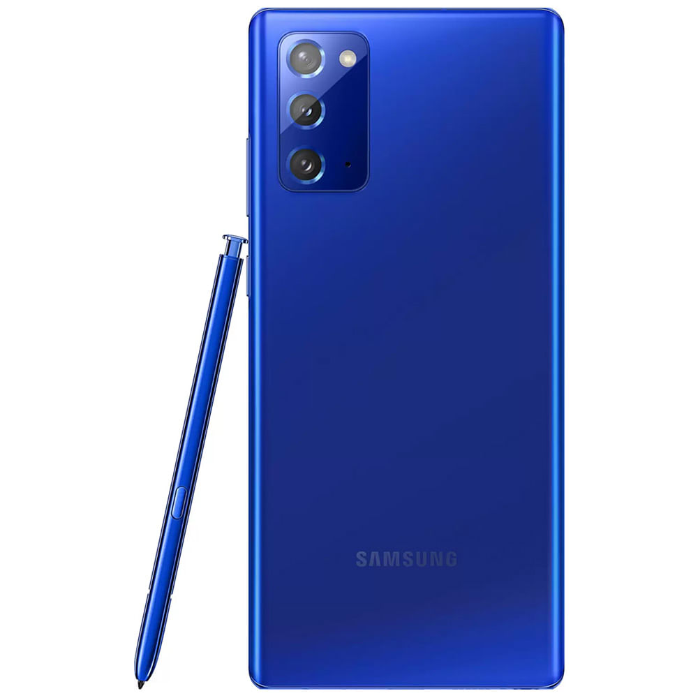 Samsung Galaxy Note 20 - Refurbished_Mystic Blue_Back_50327