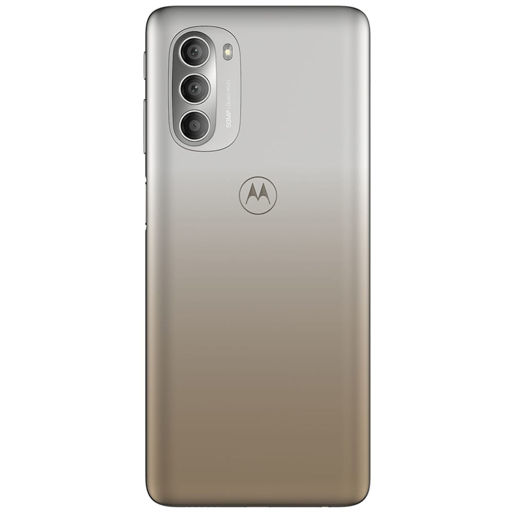 Motorola Moto G51 5G - Refurbished_Bright Silver_Back_52049