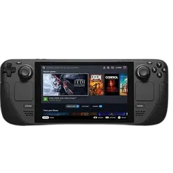 Valve Steam Deck Gaming Console (1010)- Refurbished_Black_Front_117393