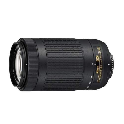 Nikon AF-P DX NIKKOR 70-300 mm f/4.5-6.3G ED VR Lens - Refurbished Good - Black - Refurbished_Black_Right Side_70427