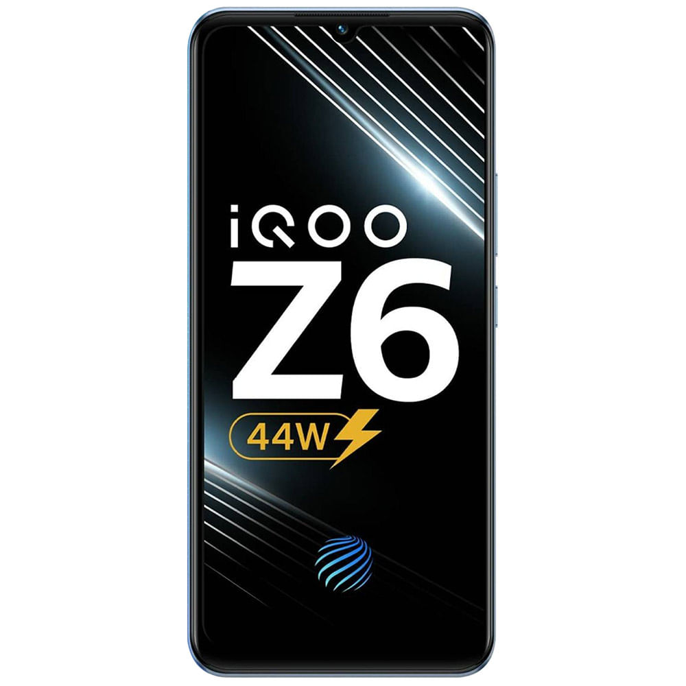 iQOO Z6 - Refurbished_Lumina Blue_Front_54836