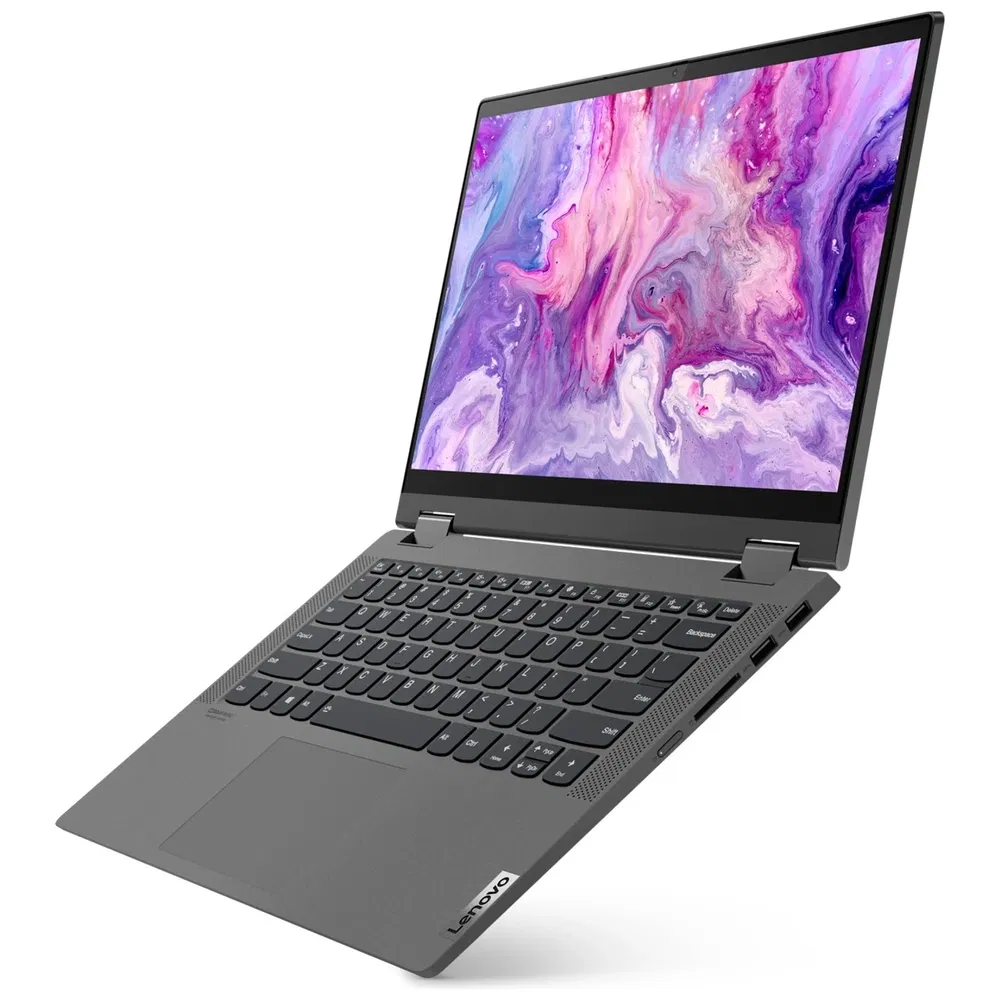 Lenovo IdeaPad Flex 5 Series 14IIL05 Touch Screen  (Intel Core i3 10th Gen 14 Inch)- Refurbished_Gray_Right Side_126086