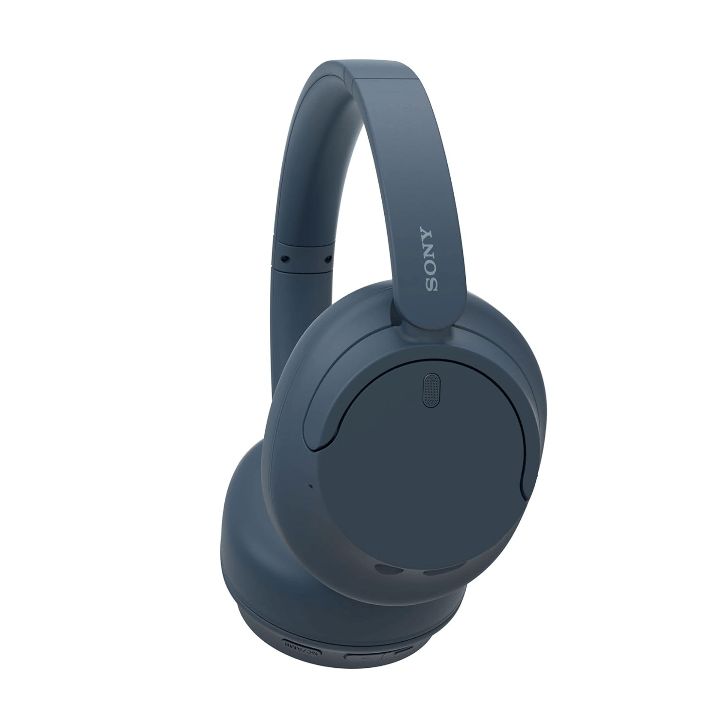 Sony WH CH720N Active Noise Cancellation Wireless Bluetooth Over Ear Headphones - Refurbished_Blue_Left Side_115284