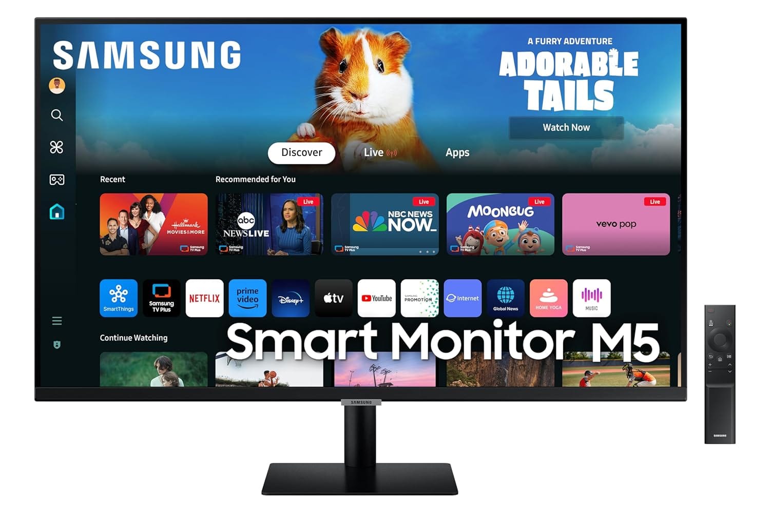 Samsung LS32DM500EWXXL M5 32 Inch VA 60 Hz FHD Smart Monitor  - Unboxed
