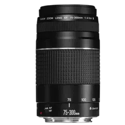 Canon 75-300mm Telephoto Zoom Lens - Refurbished Good - Black - Refurbished_Black_Left Side_115162