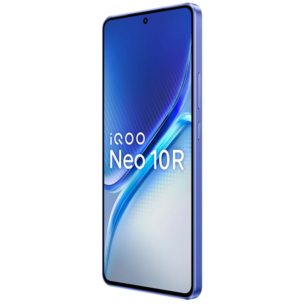 iQOO Neo 10R 5G - Refurbished_Raging Blue_Right Side_64081