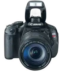 Canon EOS Rebel T3i 18MP DSLR Camera - Refurbished_Black_Left Side_116836