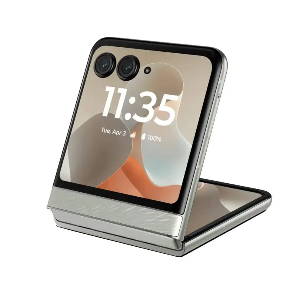 Motorola Moto Razr 60 - Refurbished_Pantone Lightest Sky_Top_64149