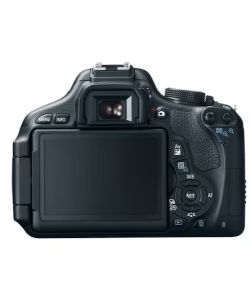 Canon EOS Rebel T3i 18MP DSLR Camera - Refurbished_Black_Top_116832