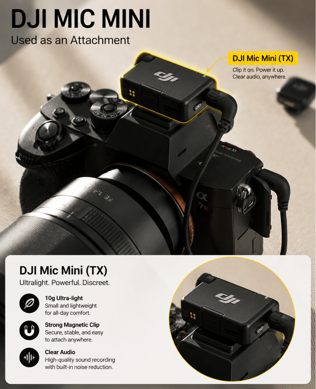 DJI Mic Mini (2 TX+1 RX) Microphone  - Unboxed_All_Others_116923