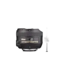 Nikon AF-S 50mm f/1.4G Prime Standard Zoom Lens - Refurbished Good - Black - Refurbished_Black_Bottom_115140